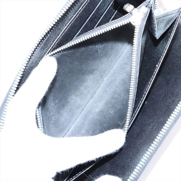 Louis Vuitton Damier Graphite Zippy Organizer N63077 Leather Long Wallet Round - Picture 7 of 11